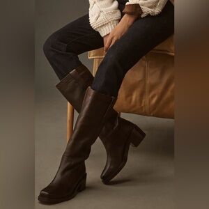 Frye Kate Pull-On Boots / Size 10 / Wide Calf Color: Brown